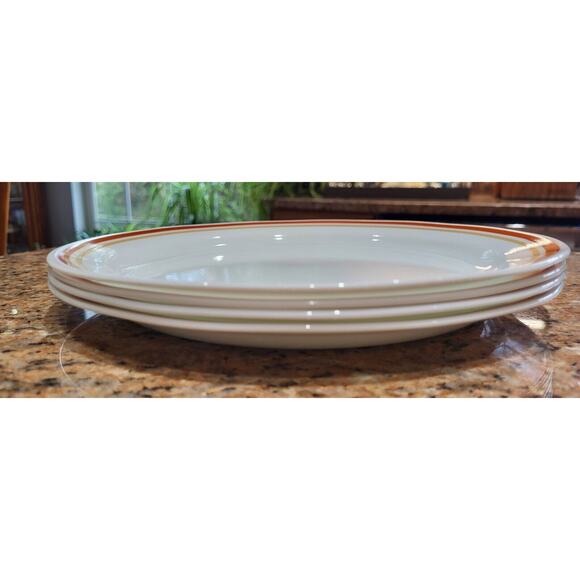 Vintage Corelle Cinnamon Chestnut Set of 4 Dinner Plates 10 1/4" Diameter - Picture 8 of 16